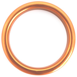 Kiotos Cockring en aluminium Circle 15mm Doré